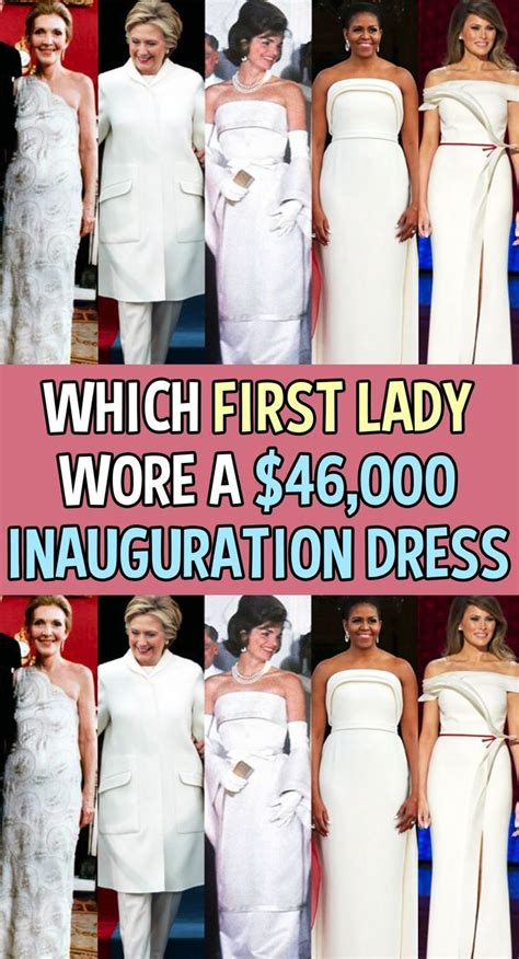 First Lady Inaugural Style for the Past 60 Years .